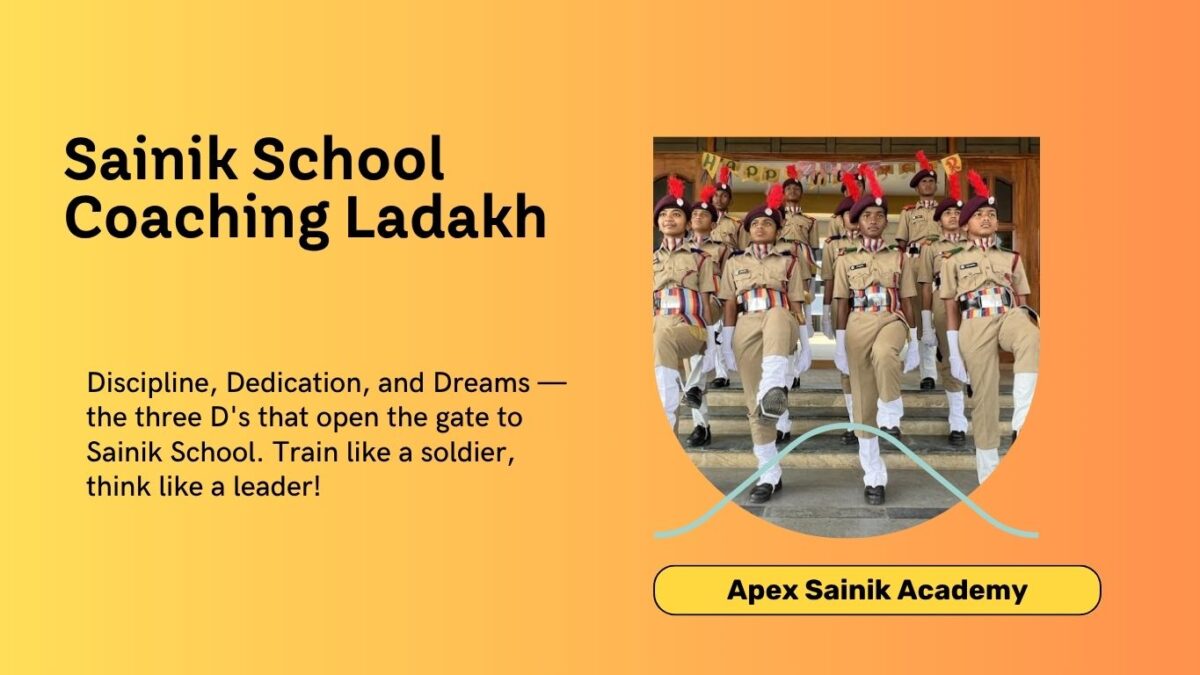 best sainik school coaching in ladakh