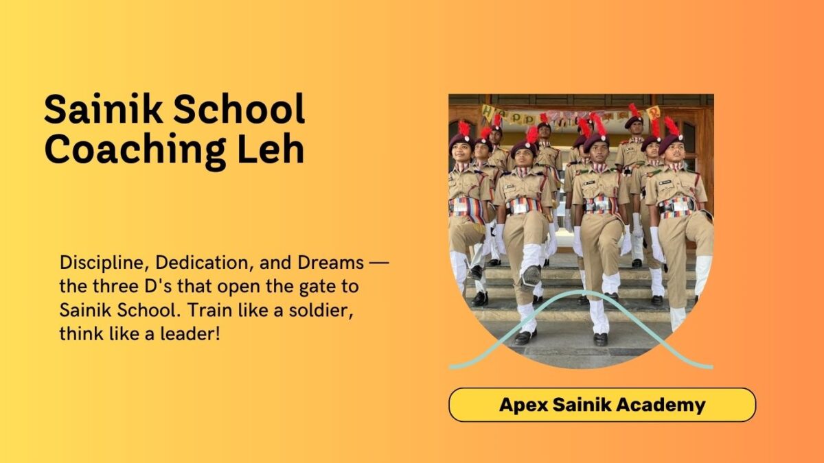 best sainik school coaching in leh